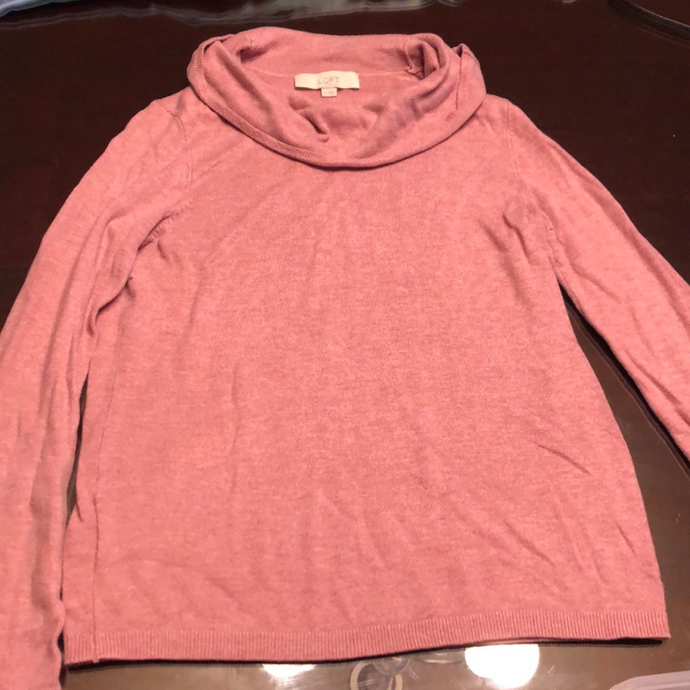 Soft pink long sleeve top